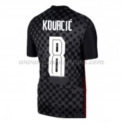 Camisetas De Futbol Selección Croacia Eurocopa 2020 Mateo Kovacic 8 Segunda Equipación..